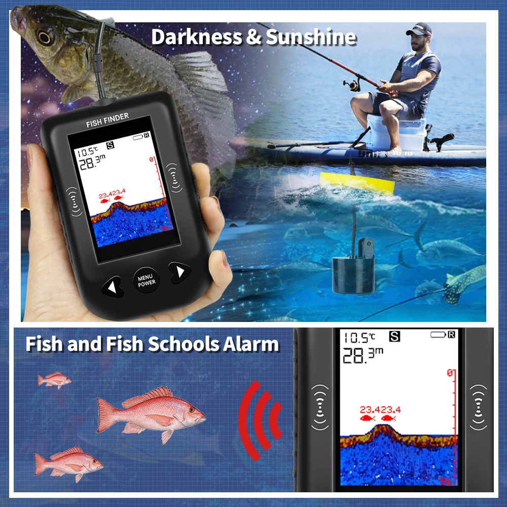 Erchang XF03 Fish Finders 45 D - Fish Finder Transducer 评论和价格