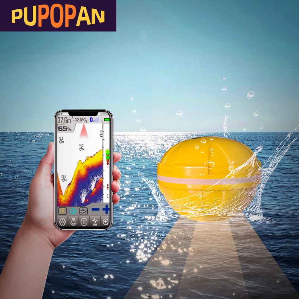 PUPOPAN 100M Brand New Smart P - Fish Finder Transducer 评论和价格