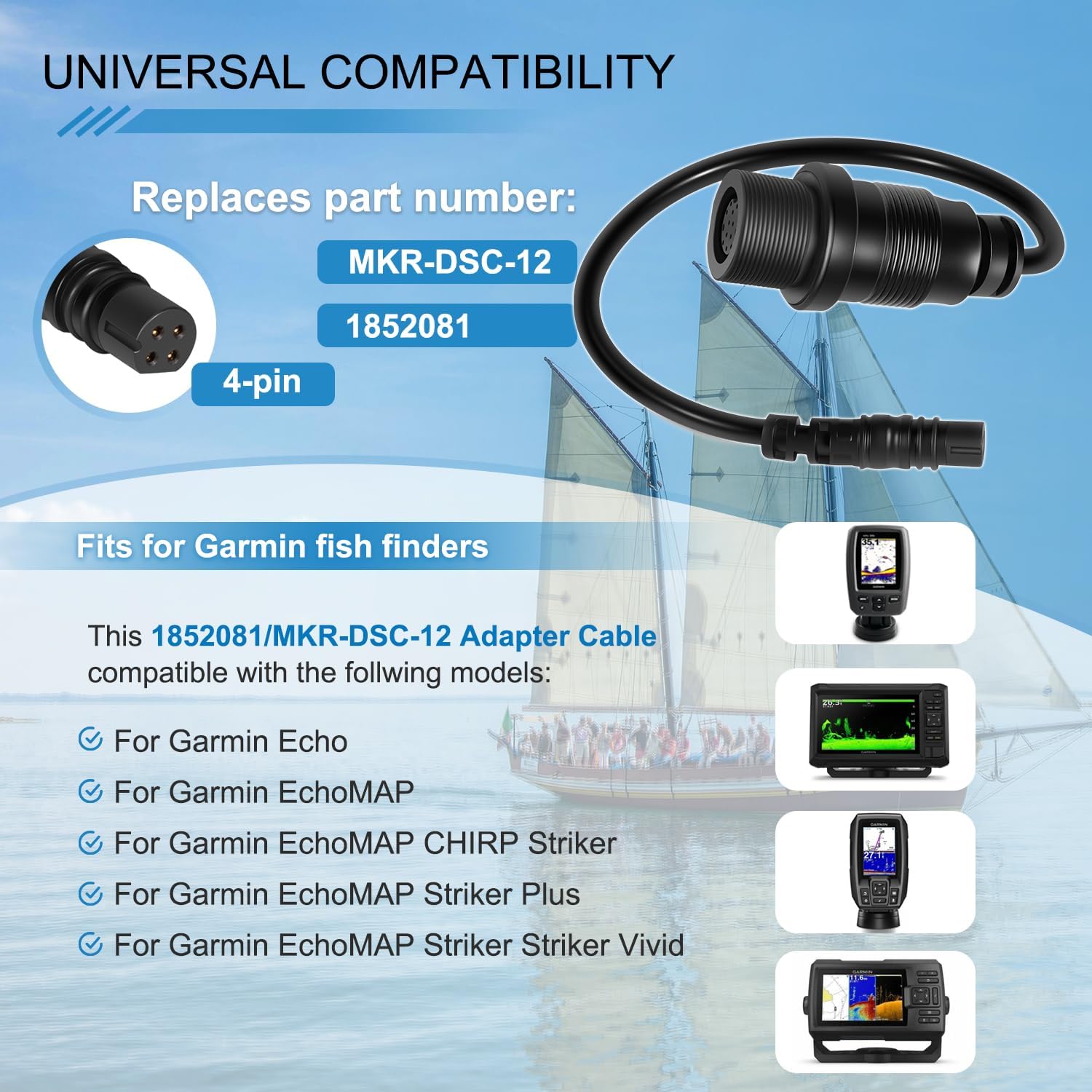 1852081 MKR-DSC-12 Adapter Cab - Fish Finder 评论和价格