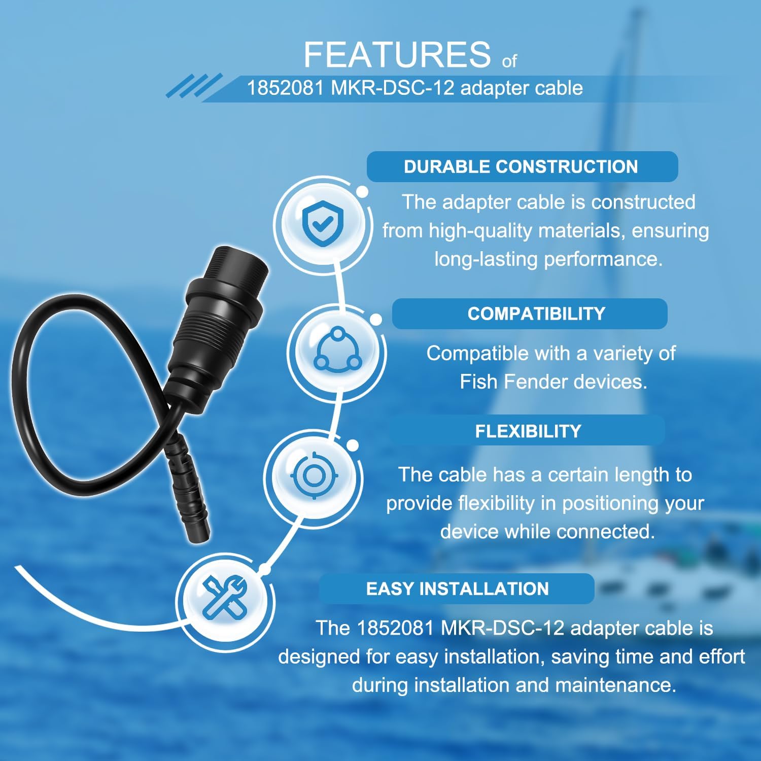1852081 MKR-DSC-12 Adapter Cab - Fish Finder 评论和价格