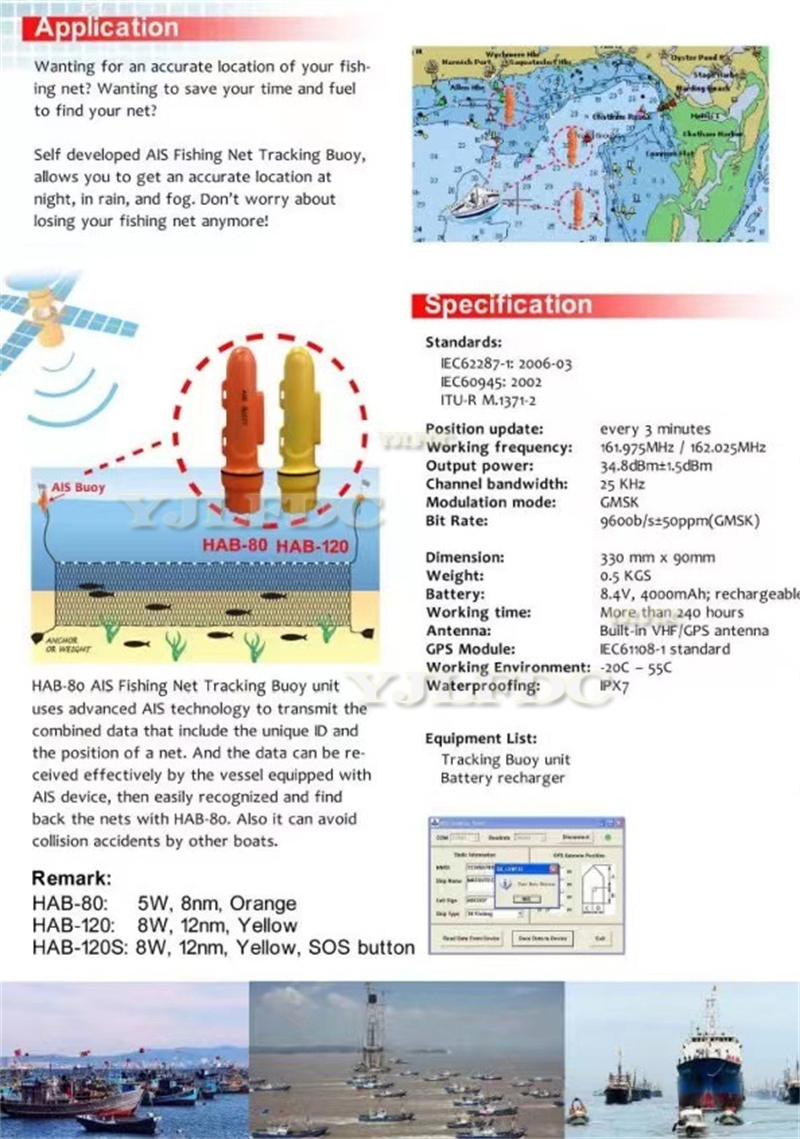 HAB-120S Fishing buoy Meter Se - Fishing Gps 评论和价格