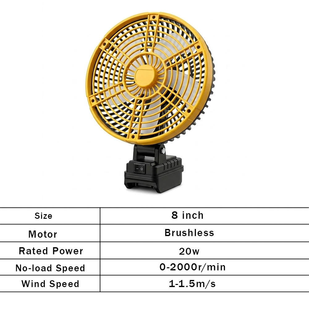 Brushless Camping Fan 8Inch Ou - Fish Finder Battery 评论和价格